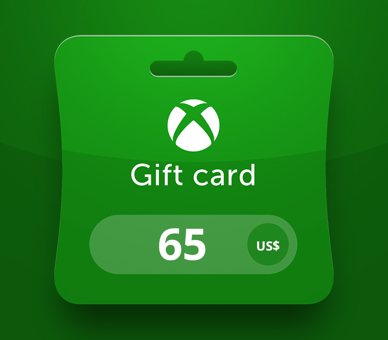 XBOX Live USD 65 Предоплаченная карта US