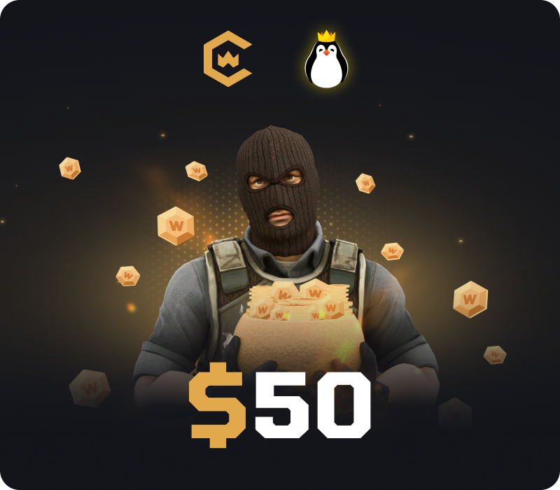 CSGOWin $50 Подарочная карта