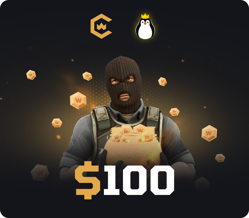 CSGOWin $100 Подарочная карта