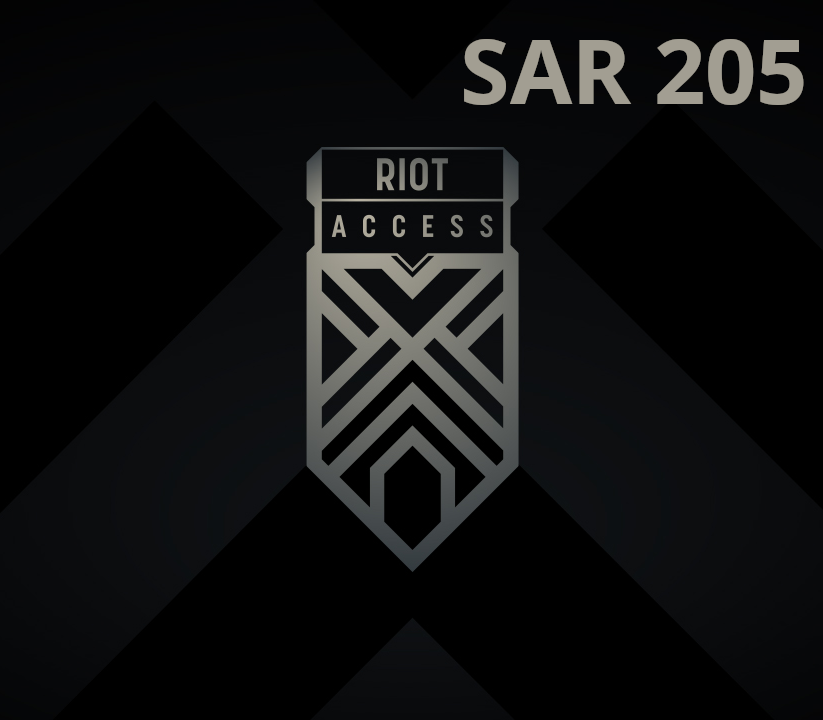 Riot Access SAR 205 Code SA