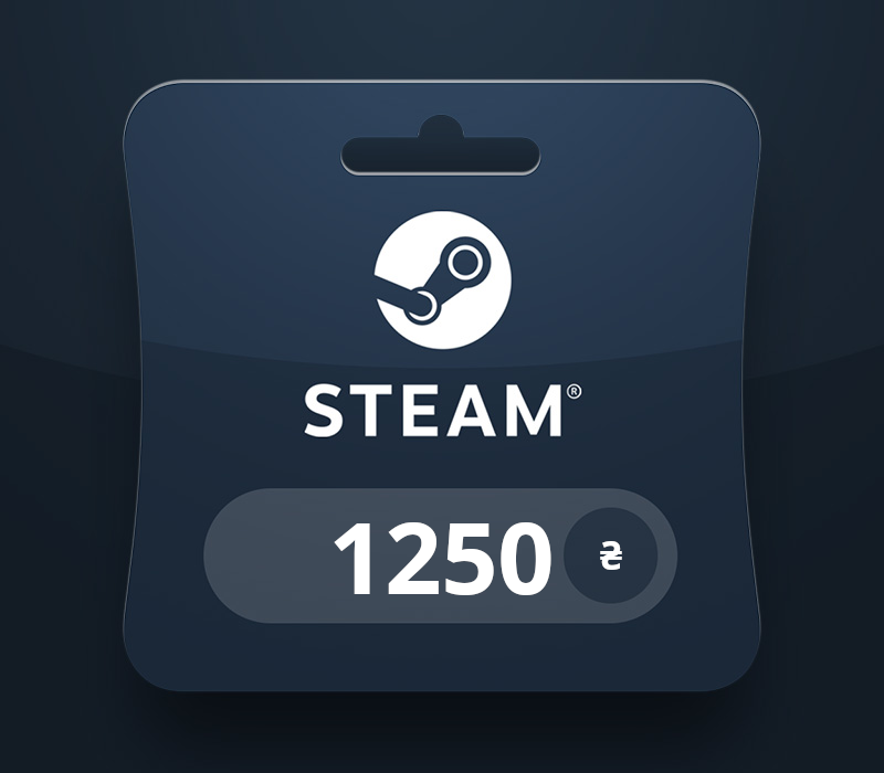 Steam Wallet UAH 1250 Подарочная карта UA