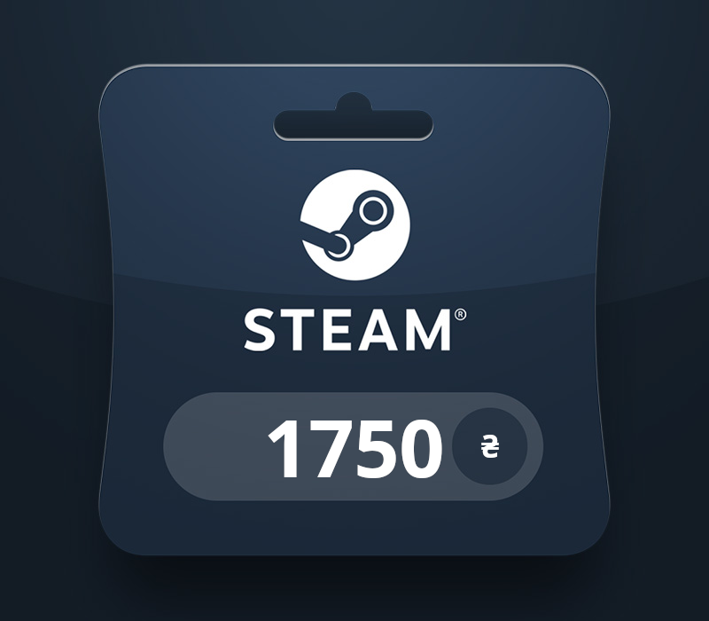 Steam Wallet UAH 1750 Подарочная карта UA
