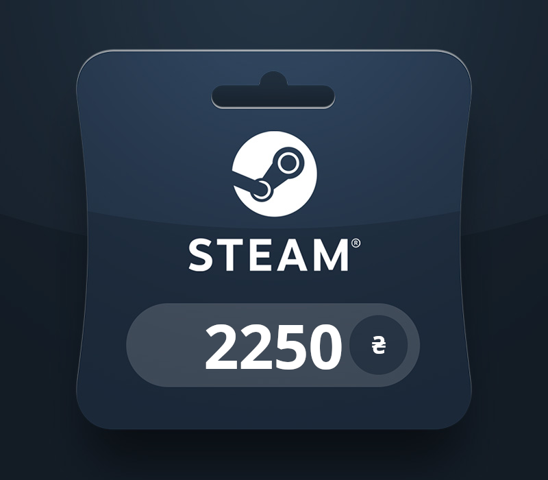Steam Wallet UAH 2250 Подарочная карта UA