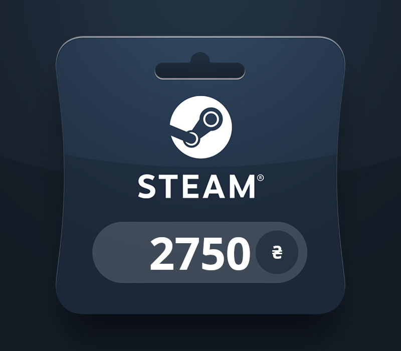 Steam Wallet UAH 2750 Подарочная карта UA