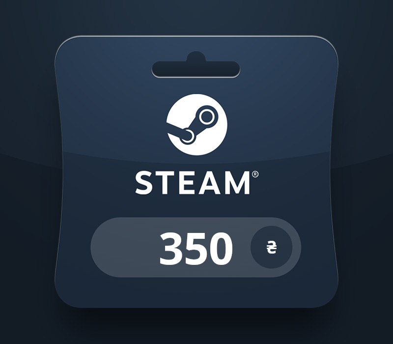 Steam Wallet UAH 350 Подарочная карта UA