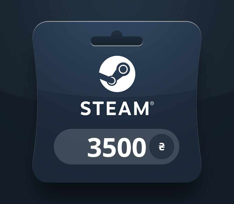 Steam Wallet UAH 3500 Подарочная карта UA