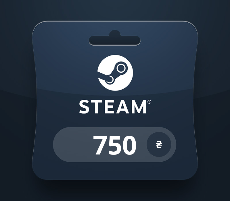 Steam Wallet UAH 750 Подарочная карта UA