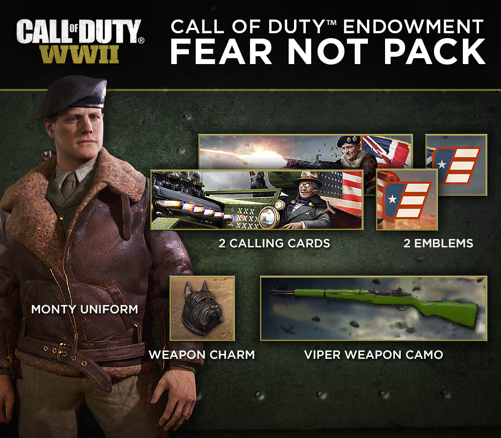 Call of Duty: WWII - Call of Duty Endowment Fear Not Pack DLC PC Steam Ключ