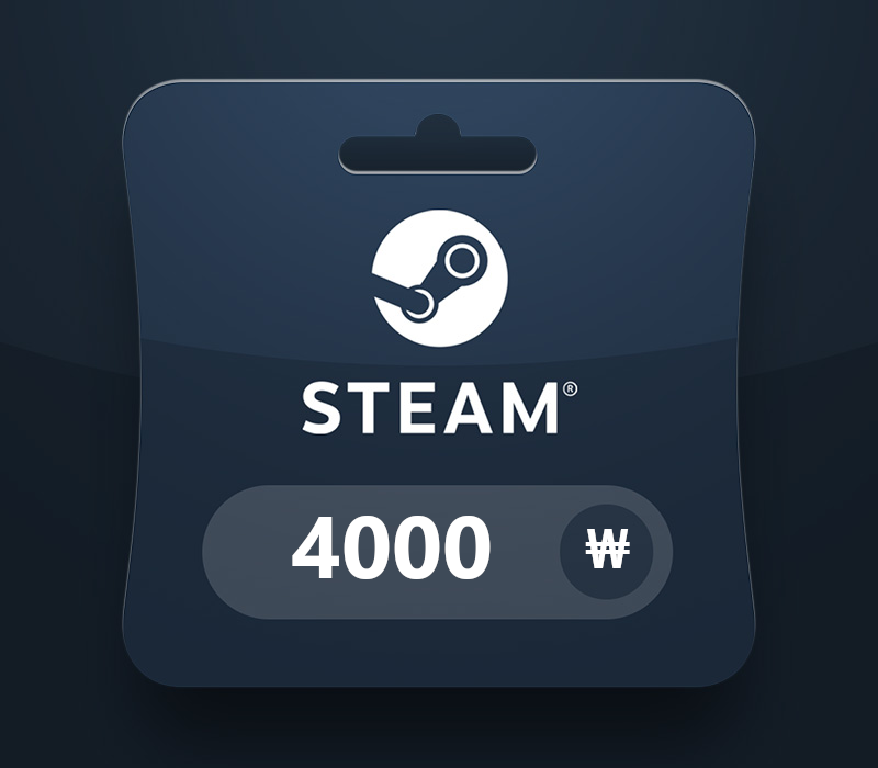 Steam Wallet KRW 4000 Подарочная карта KR