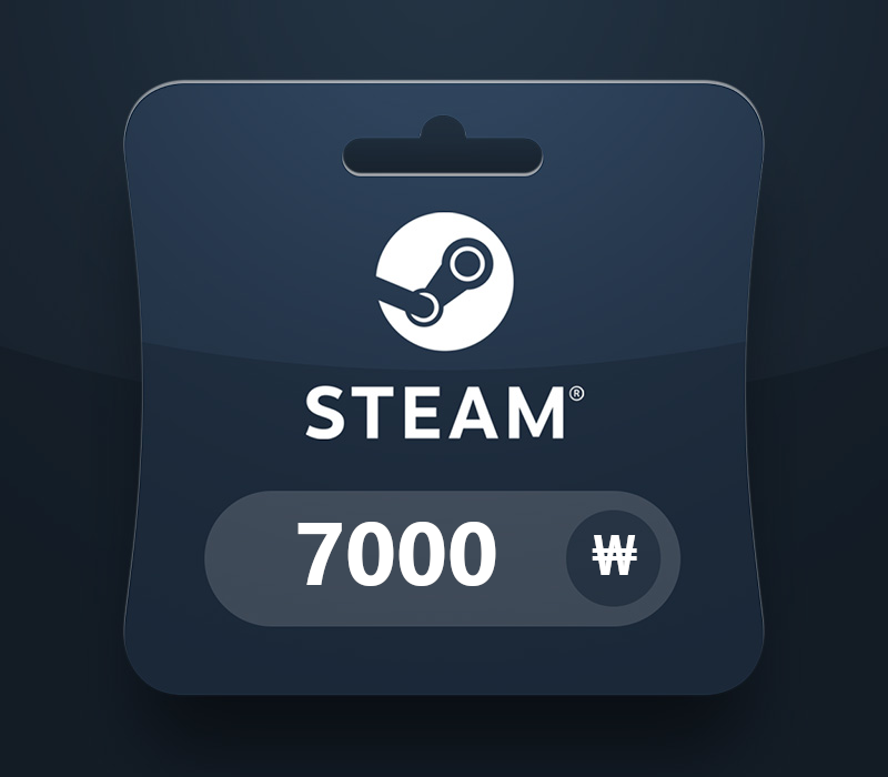 Steam Wallet KRW 7000 Подарочная карта KR