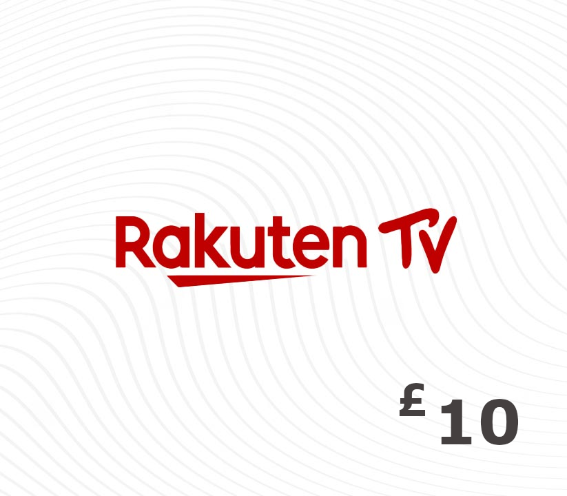 Rakuten TV GBP 10 Подарочная карта UK