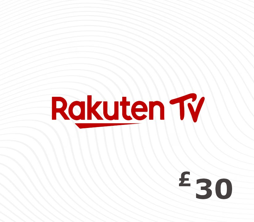 Rakuten TV GBP 30 Подарочная карта UK