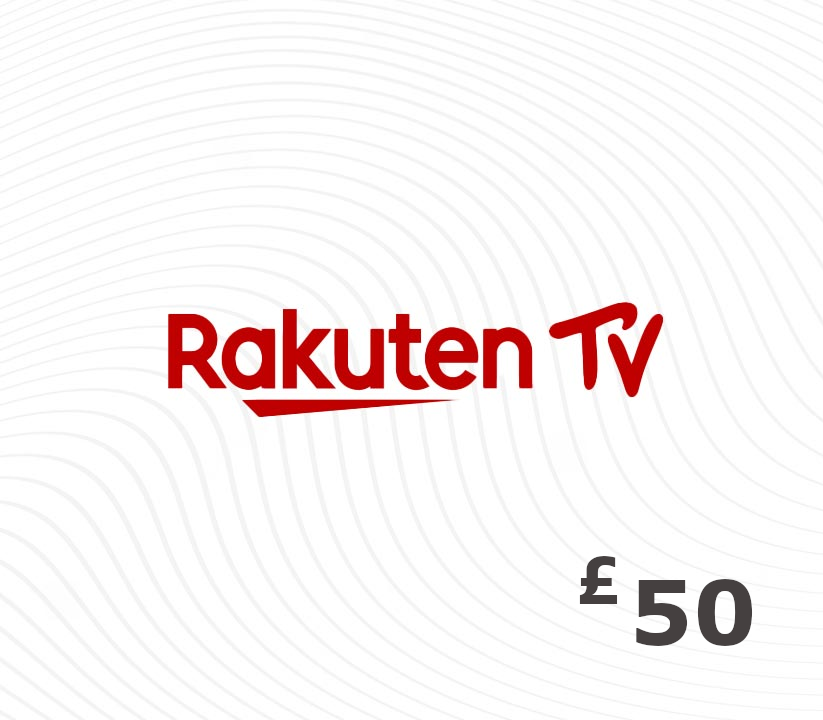Rakuten TV GBP 50 Подарочная карта UK