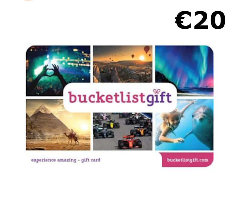 BucketlistGift EUR 20 Подарочная карта BE