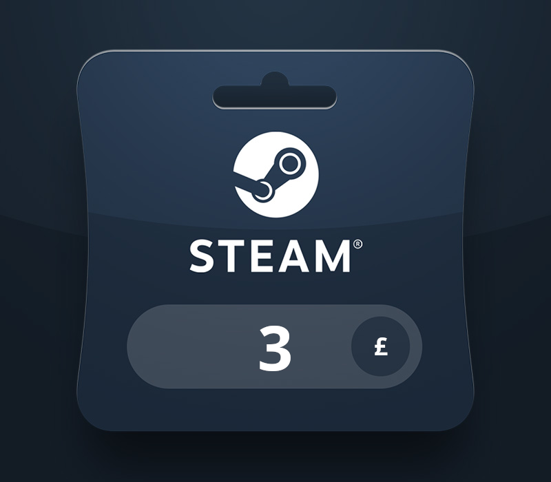 Steam Wallet GBP 3 Подарочная карта UK