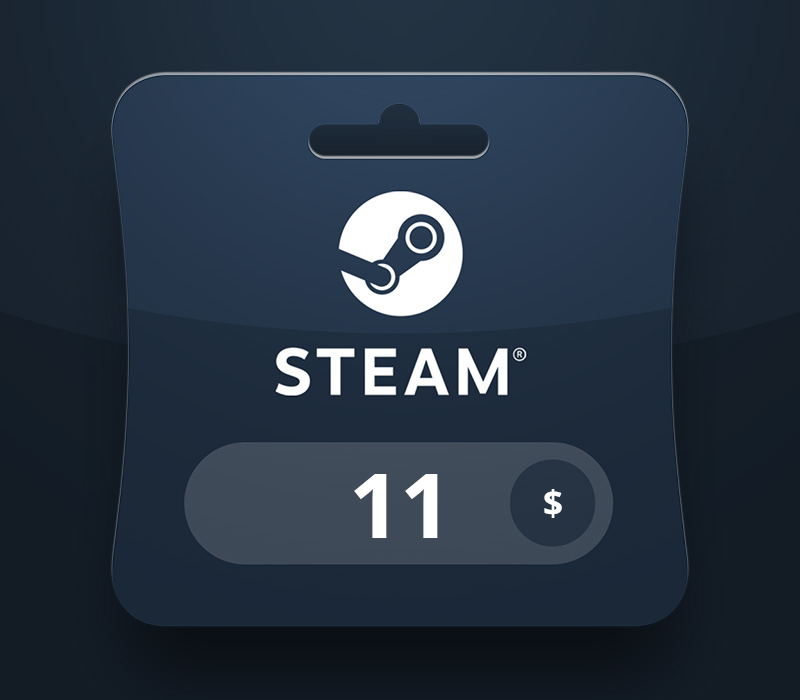 Steam Wallet USD 11 Подарочная карта US