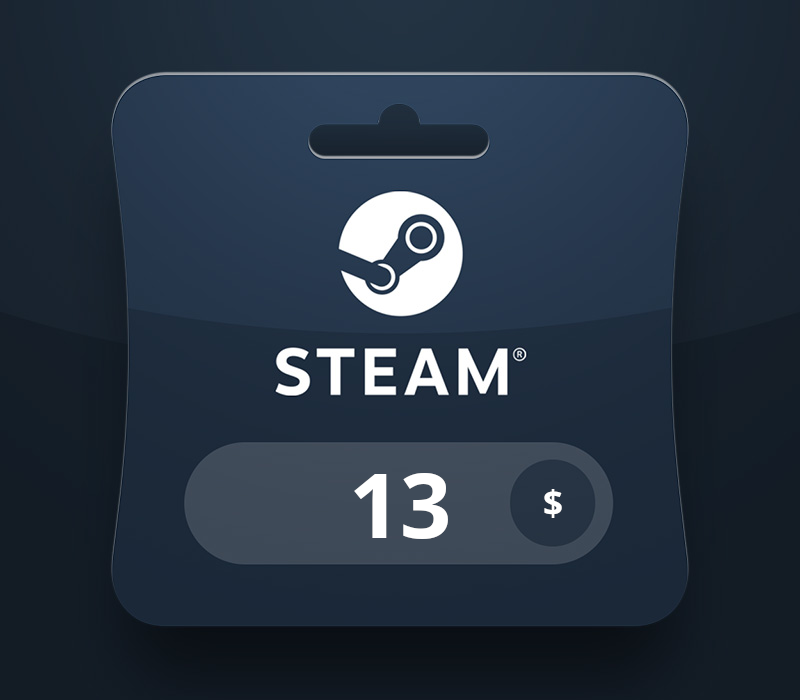 Steam Wallet USD 13 Подарочная карта US
