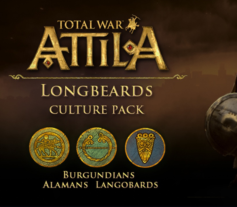 Total War: ATTILA - Longbeards Culture Pack DLC PC Steam Ключ
