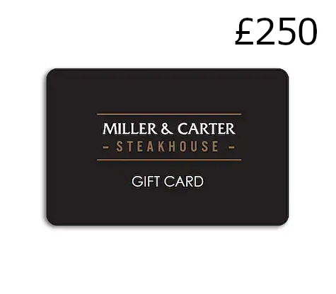 Miller and Carter GBP 250 Подарочная карта UK