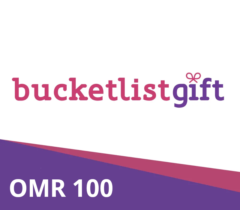 BucketlistGift OMR 100 Подарочная карта OM
