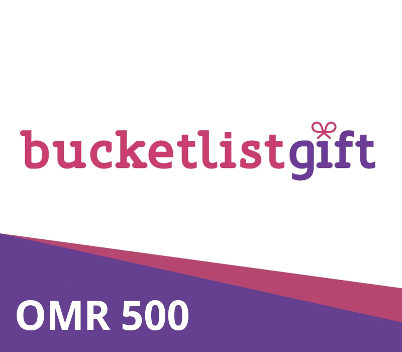 BucketlistGift OMR 500 Подарочная карта OM