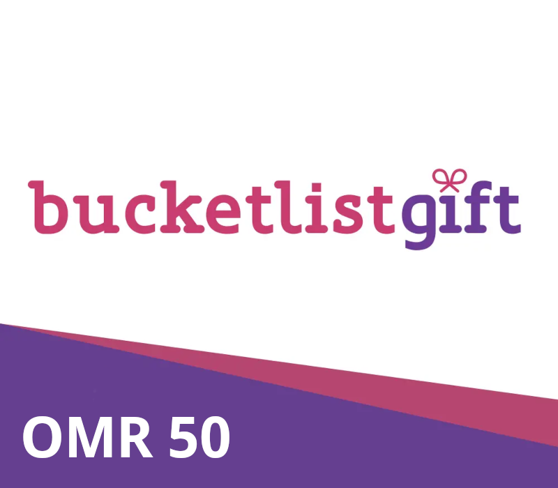 BucketlistGift OMR 50 Подарочная карта OM