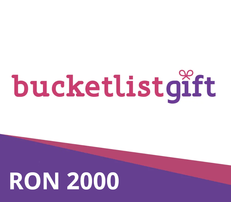 BucketlistGift RON 2000 Подарочная карта RO