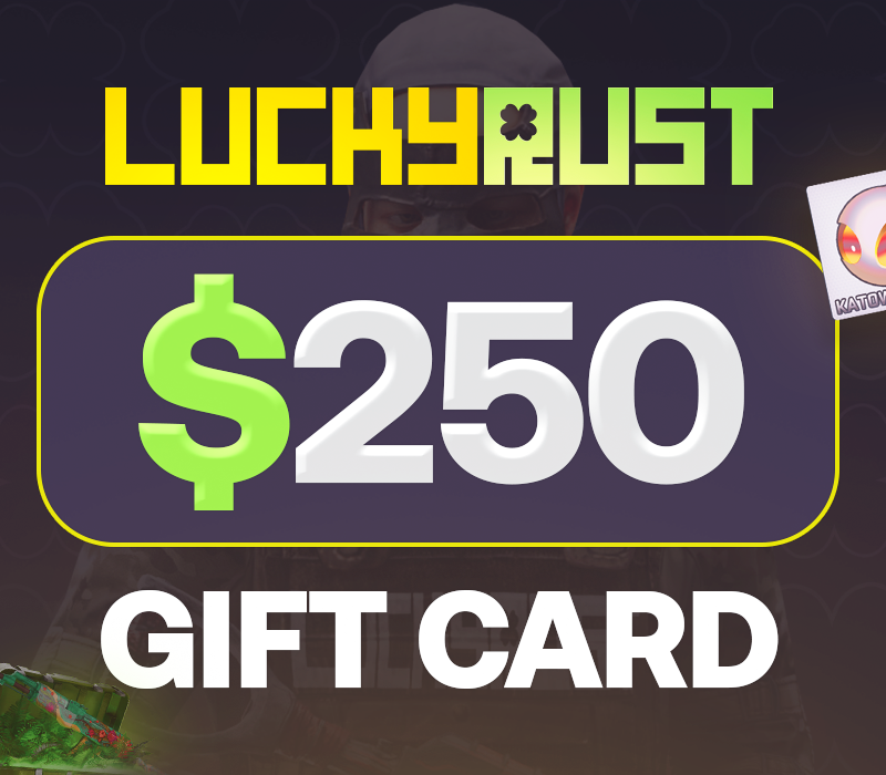 LuckyRust $250 Подарочная карта