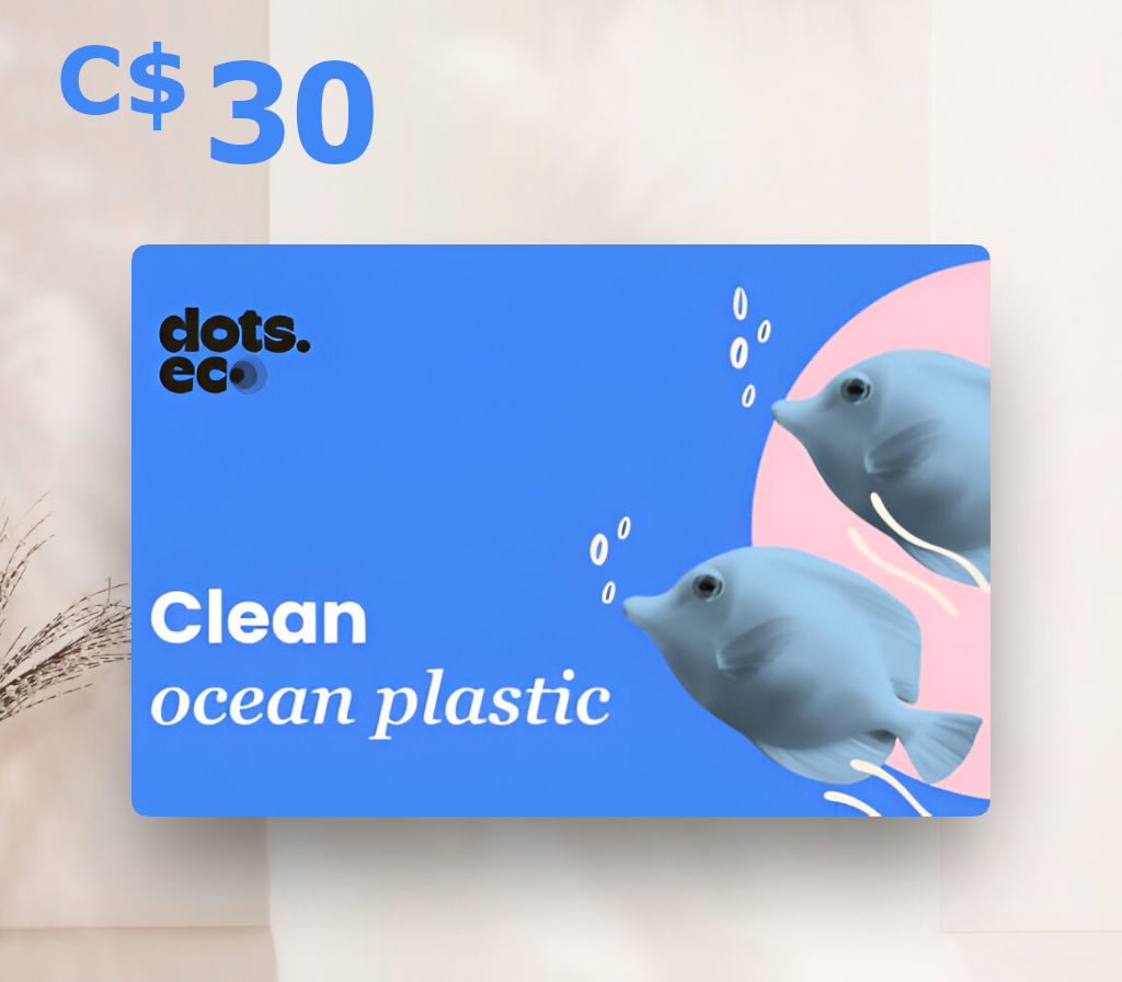 Dots.eco - Clean Ocean Plastic CAD 30 Подарочная карта CA