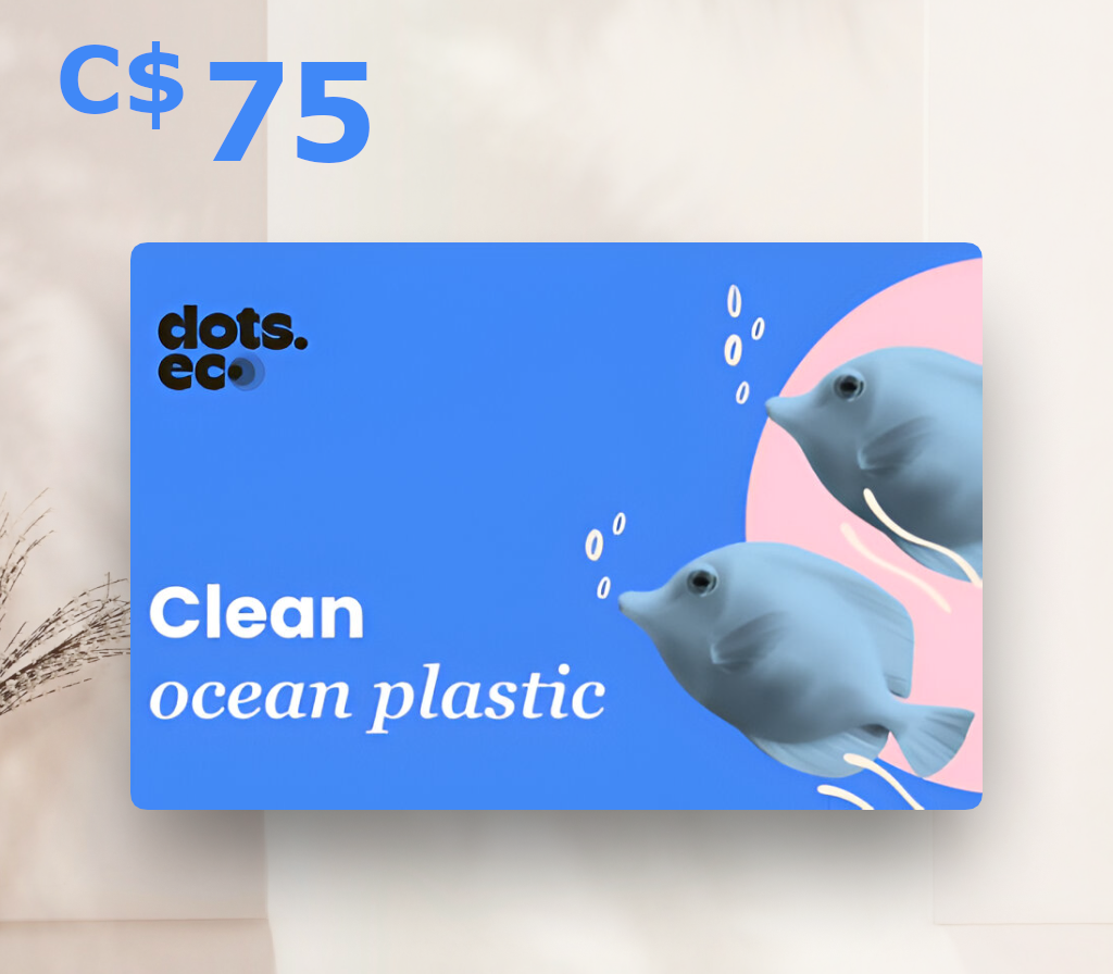 Dots.eco - Clean Ocean Plastic CAD 75 Подарочная карта CA