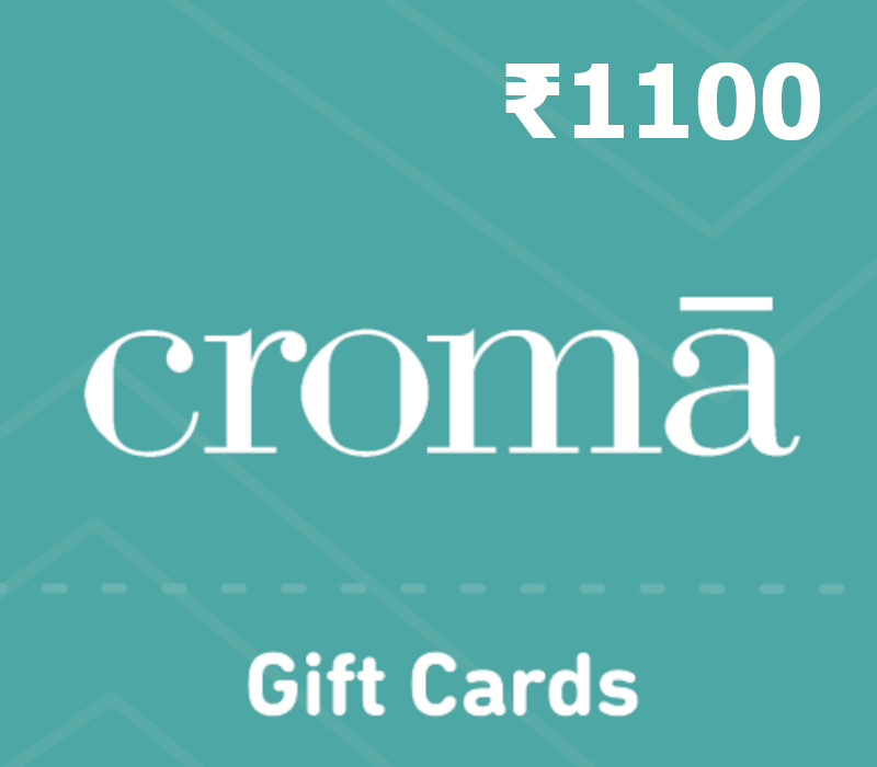 Croma INR 1100 Подарочная карта IN