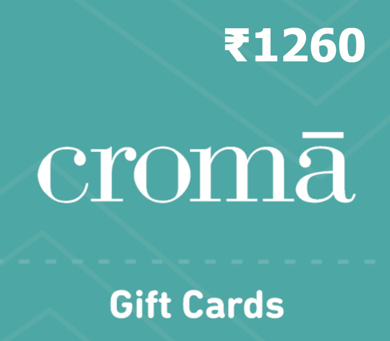 Croma INR 1260 Подарочная карта IN