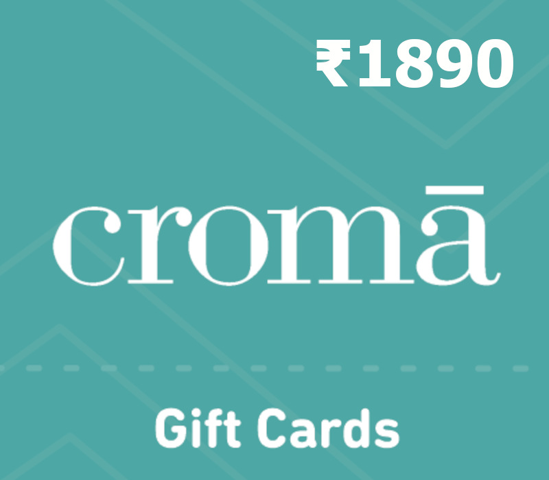Croma INR 1890 Подарочная карта IN