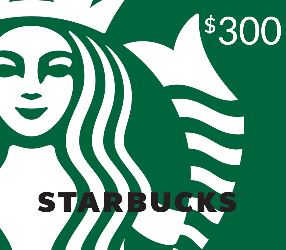 Starbucks USD 300 Подарочная карта US
