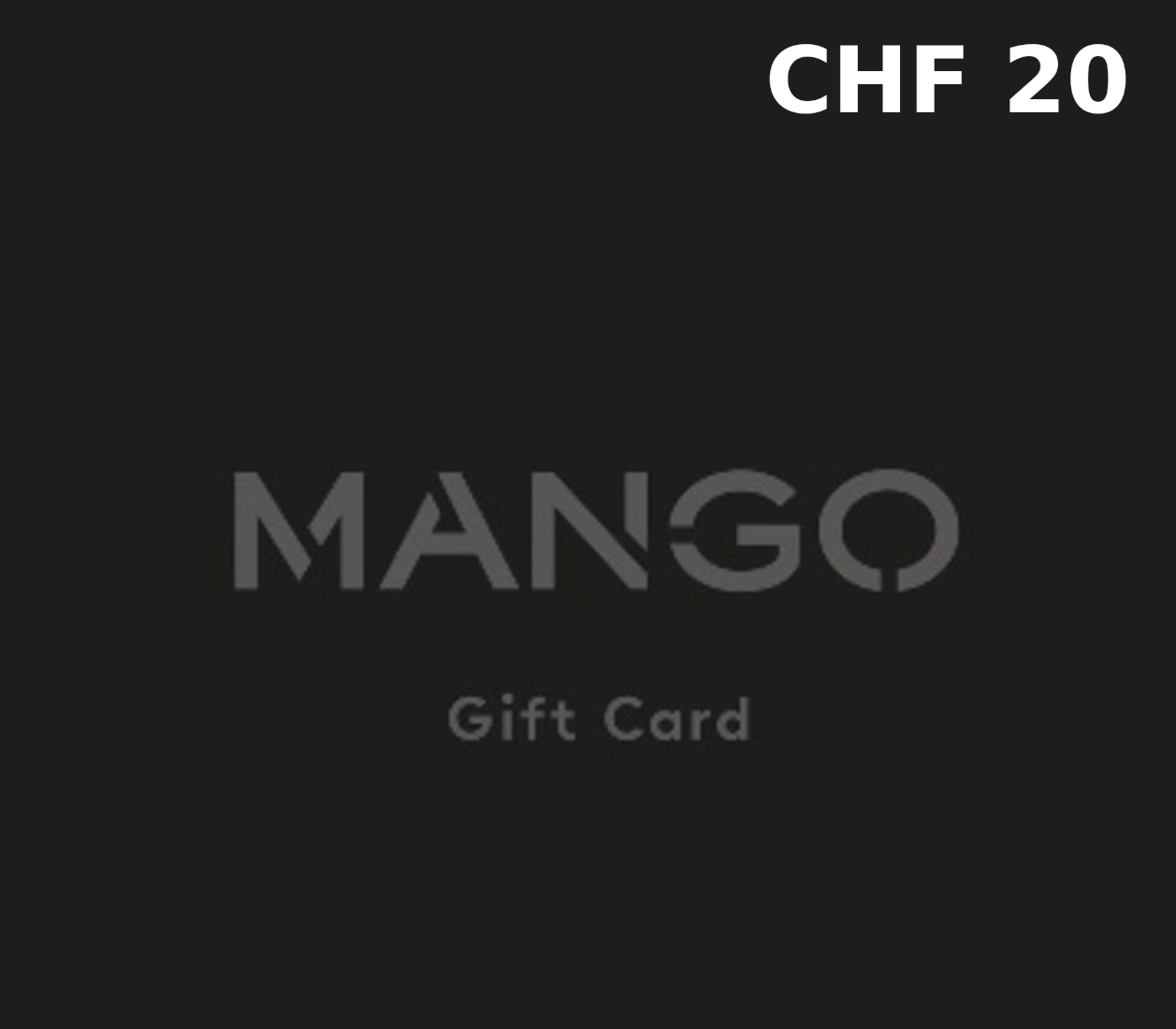 Mango CHF 20 Подарочная карта CH