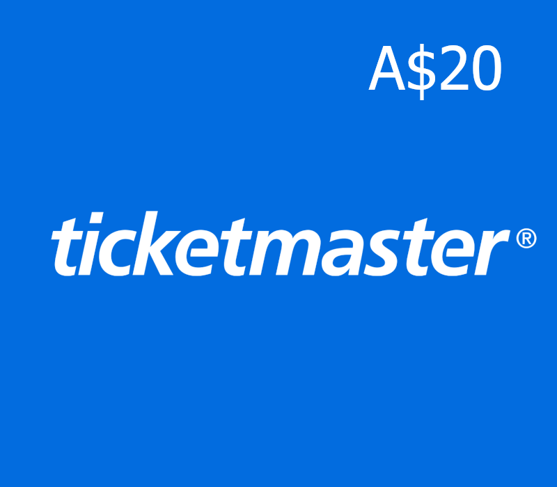 Ticketmaster AUD 20 Подарочная карта AU