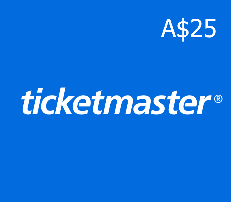 Ticketmaster AUD 25 Подарочная карта AU