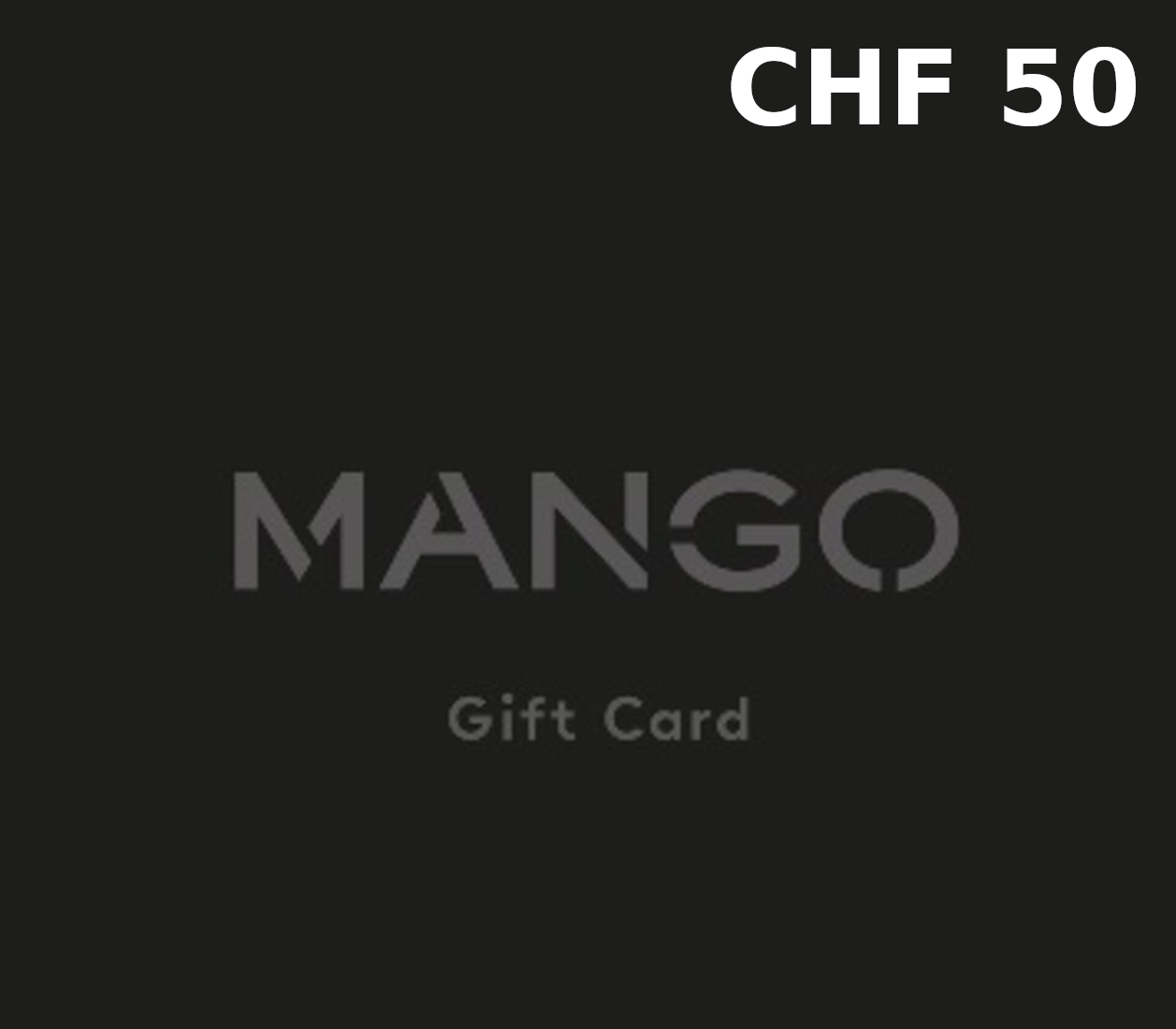 Mango CHF 50 Подарочная карта CH
