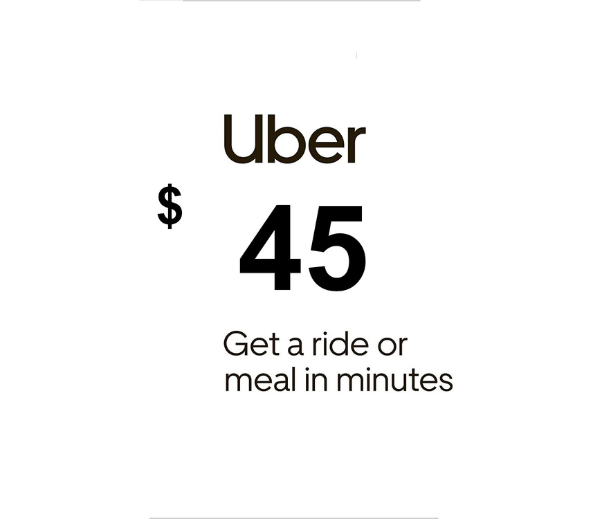 Uber USD 45 Подарочная карта US