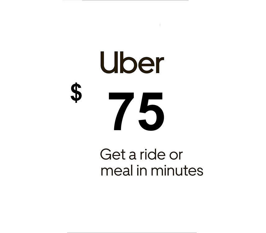 Uber USD 75 Подарочная карта US