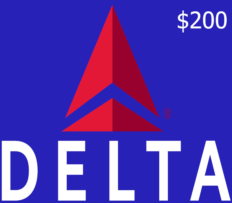 Delta Air Lines USD 200 Подарочная карта US