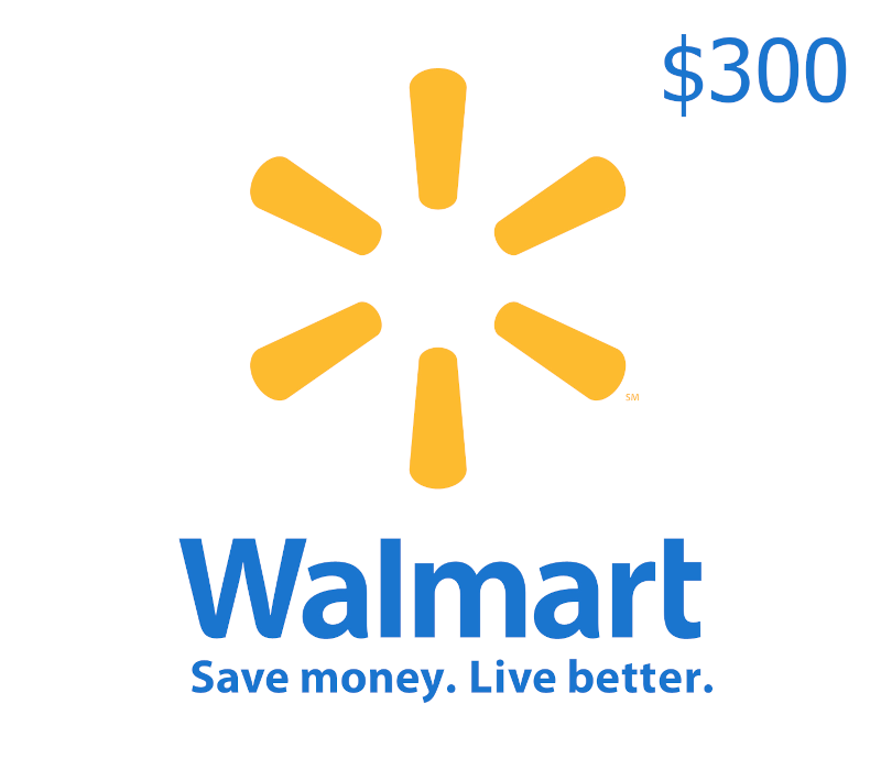 Walmart USD 300 Подарочная карта US