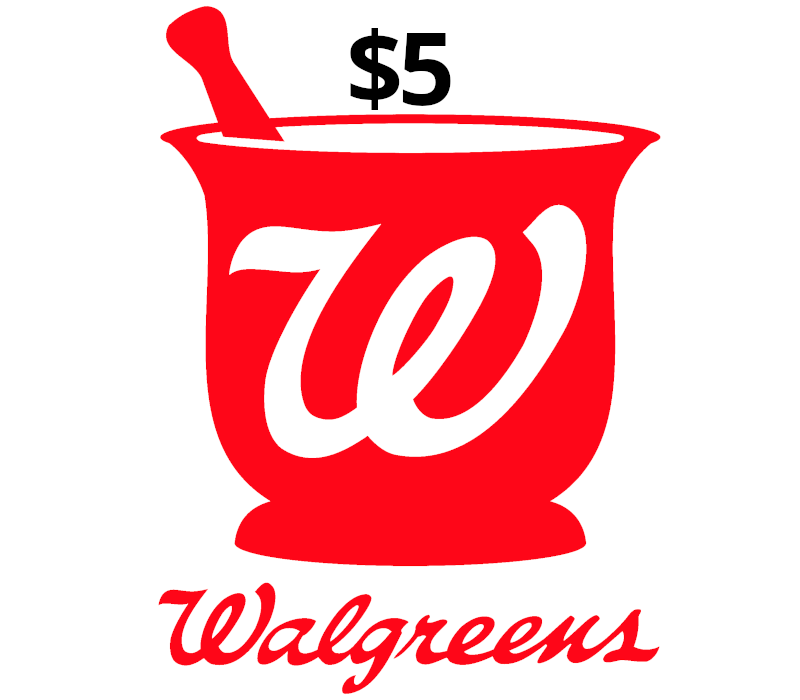Walgreens USD 5 Подарочная карта US