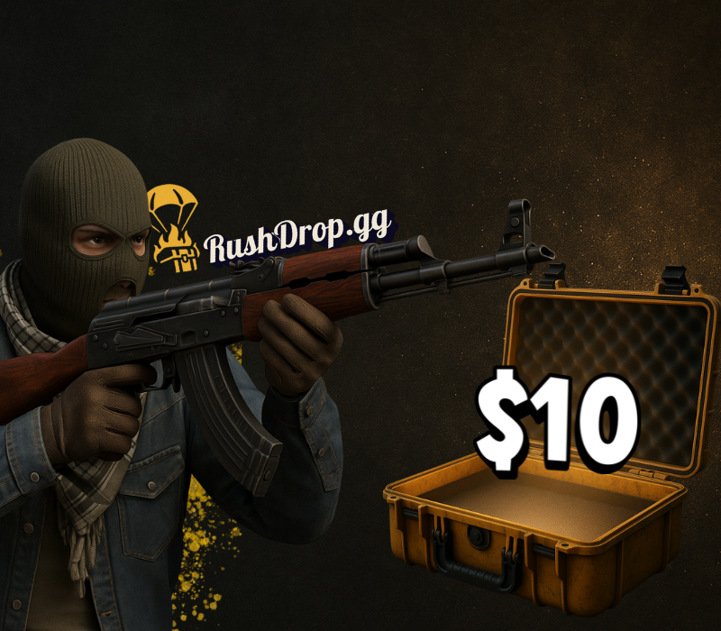 Rushdrop.gg 10 USD Подарочная карта