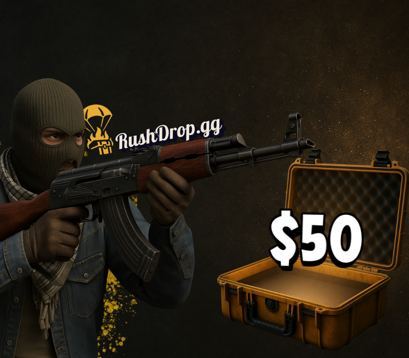 Rushdrop.gg 50 USD Подарочная карта