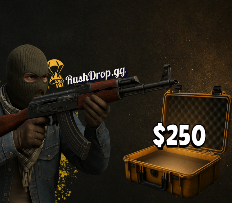 Rushdrop.gg 250 USD Подарочная карта