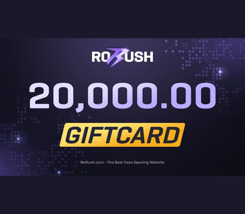 RORUSH 20000 Balance Подарочная карта