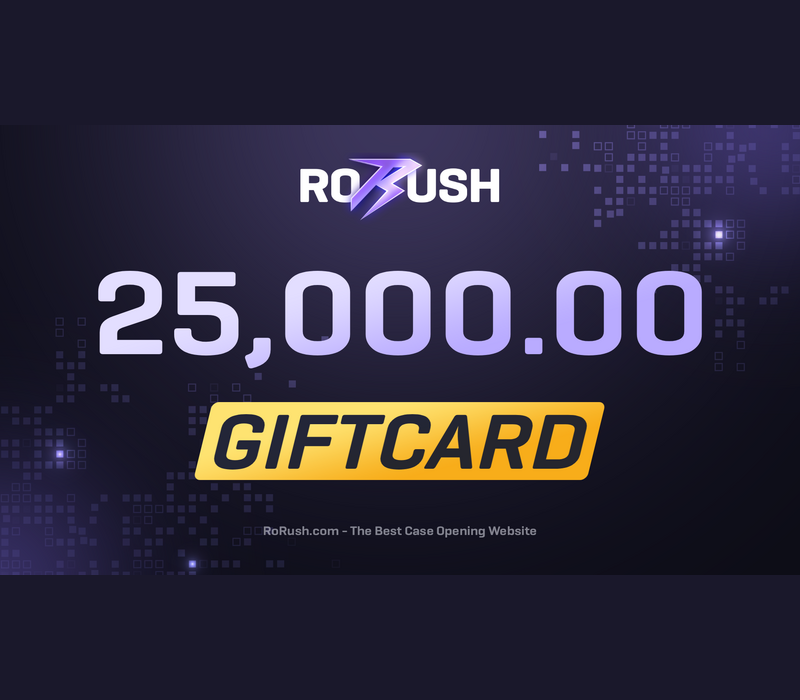 RORUSH 25000 Balance Подарочная карта