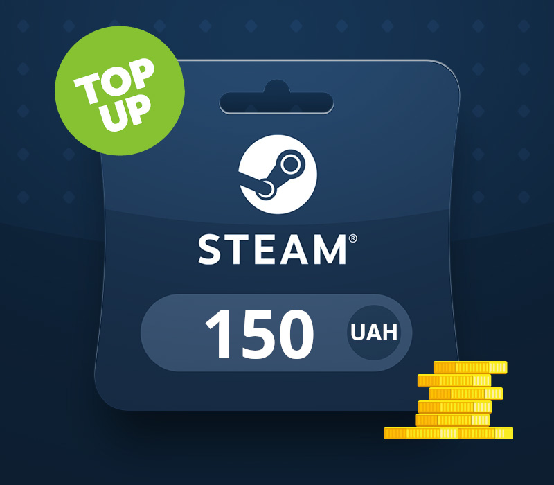 Steam UAH 150 Top Up UA