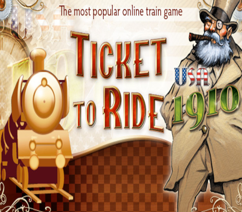 Ticket To Ride: Classic издание - USA 1910 DLC PC Steam Ключ
